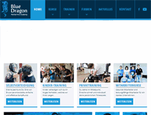 Tablet Screenshot of bluedragon-lausitz.de